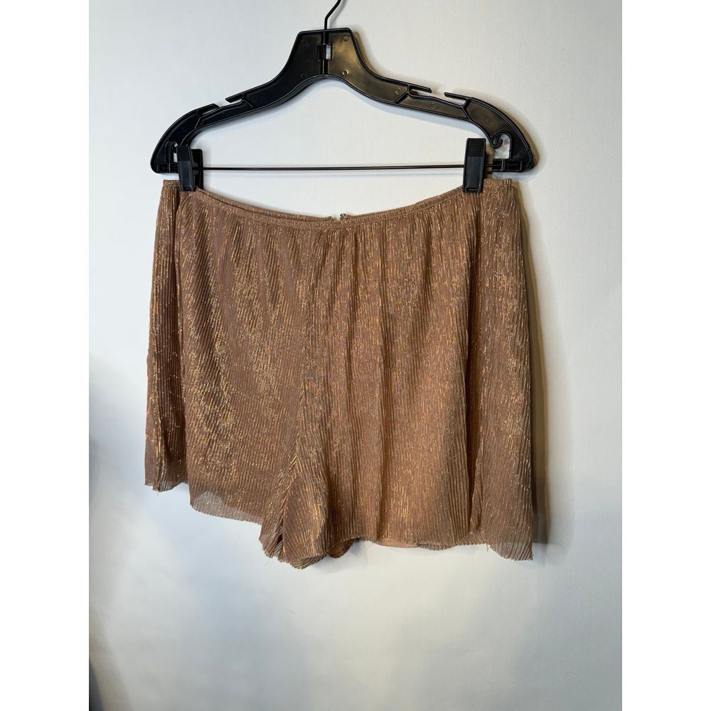 Rose gold shimmery shorts